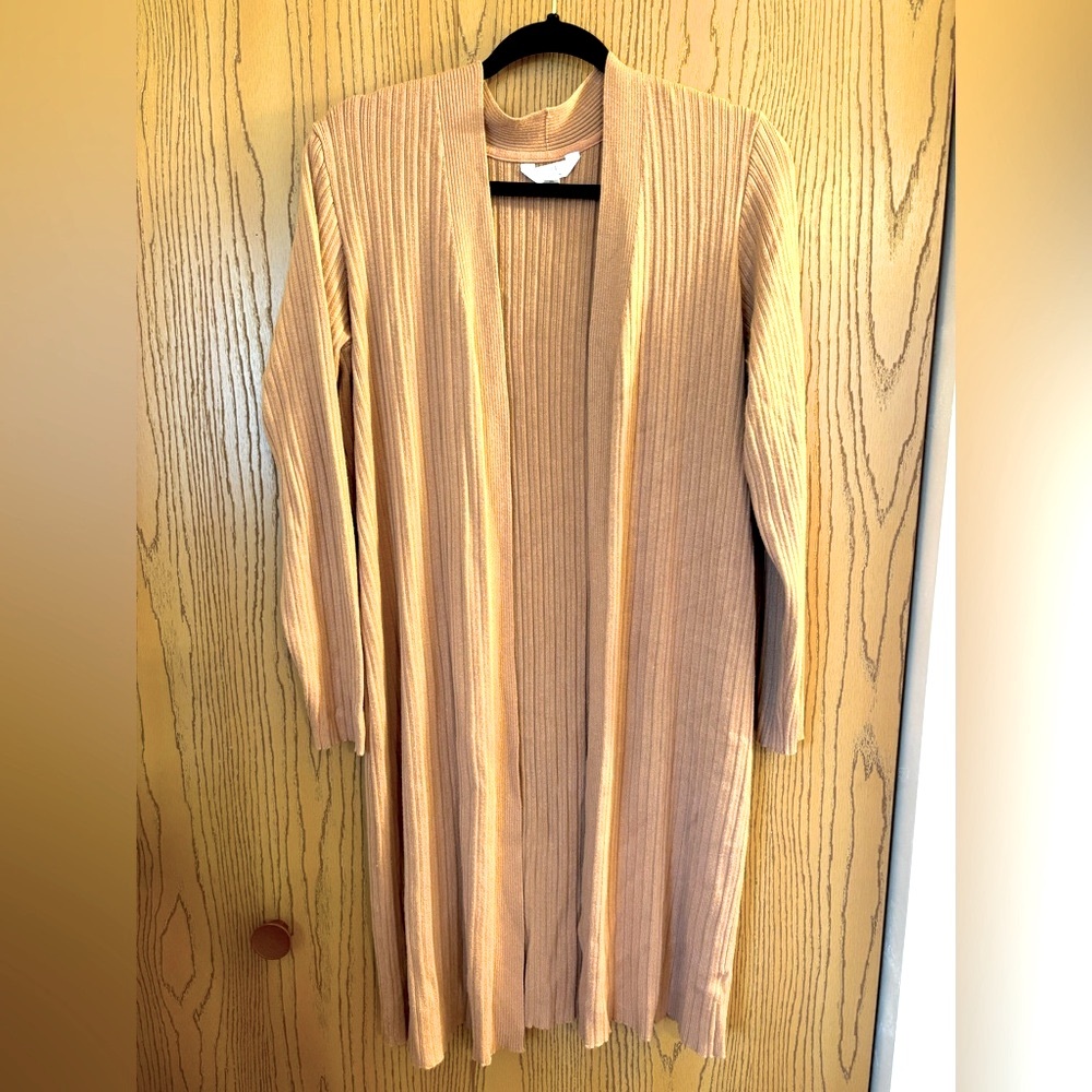 Time and Tru duster length open cardigan - Picture 1 of 6